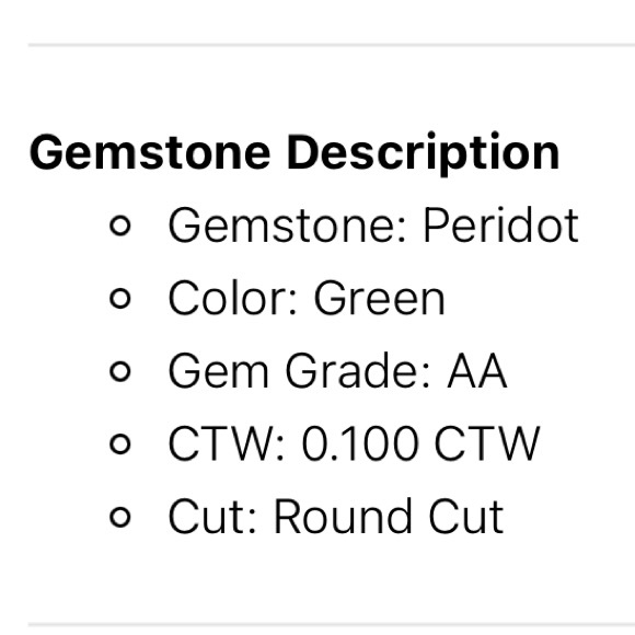 Beautiful Women’s Sterling Silver Peridot 18” (Trillion Cut Designer Necklace) - Picture 5 of 7